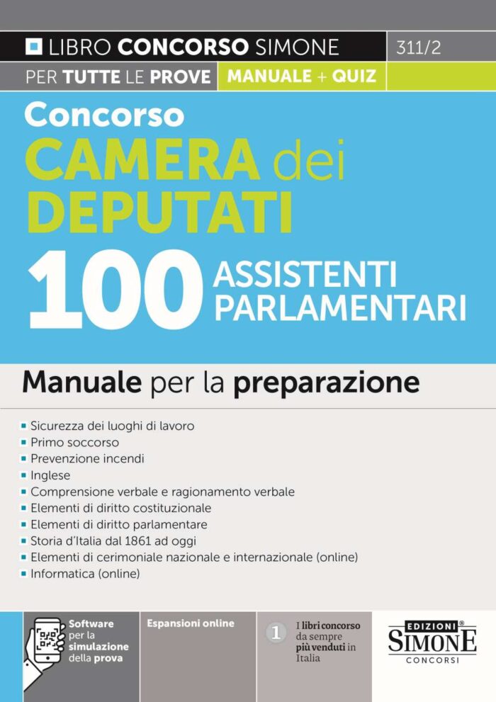 Manuale concorso assistente parlamentare