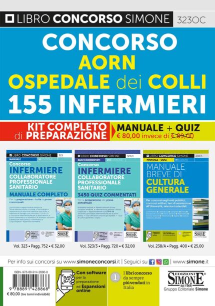 Concorso Infermieri AORN Ospedale dei Colli