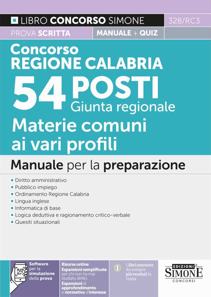 Manuale Concorso Regione Calabria