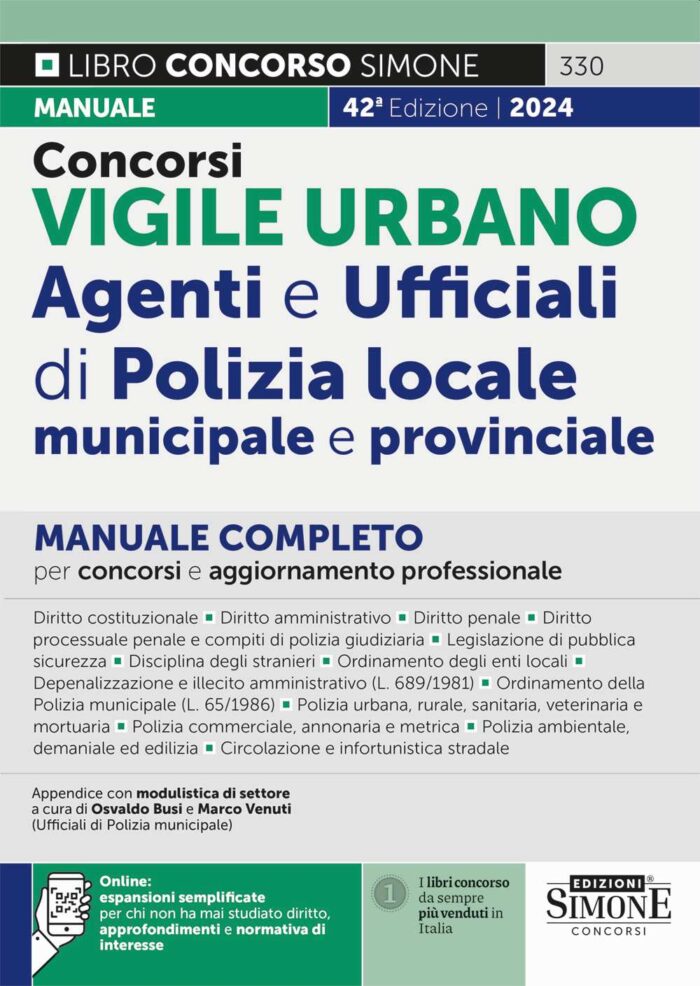 Manuale vigili urbani municipale