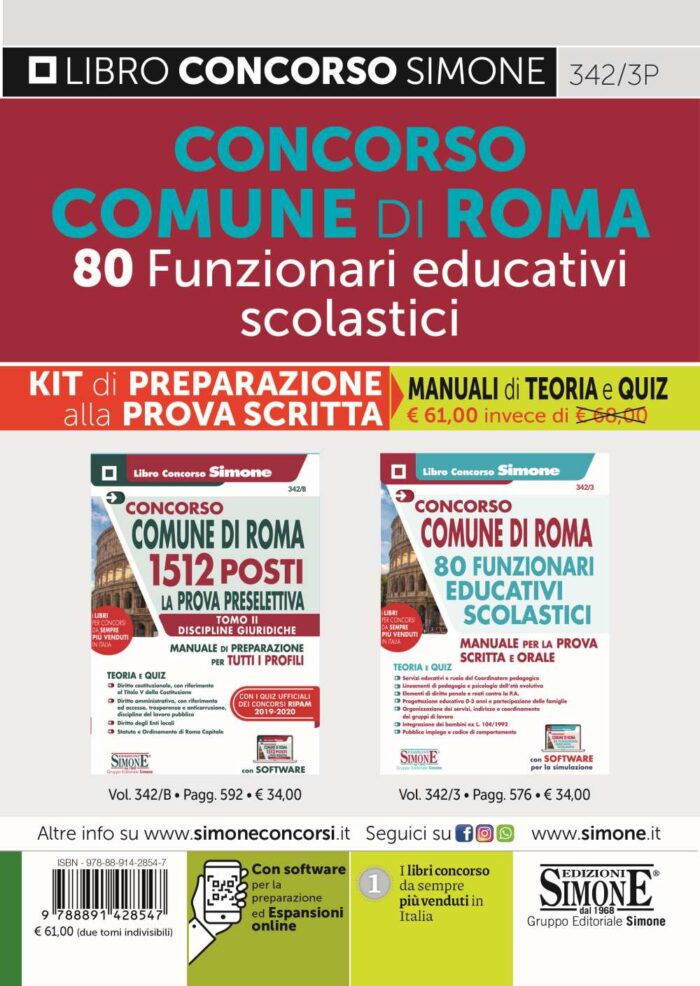 80 Funzionari Educativi Scolastici