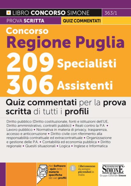 Quiz Concorso Regione Puglia