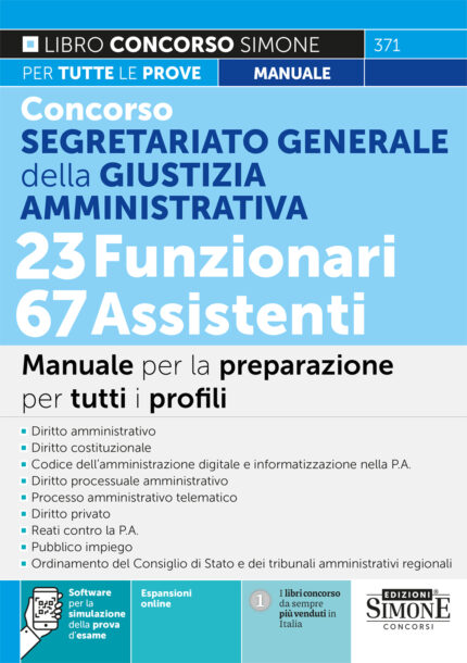 Concorso Segretariato Generale della Giustizia Amministrativa