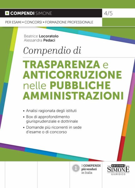 Compendio di Trasparenza e Anticorruzione nelle pubbliche amministrazioni