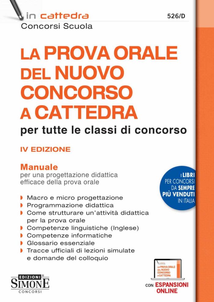 La Prova Orale del Nuovo Concorso a Cattedra