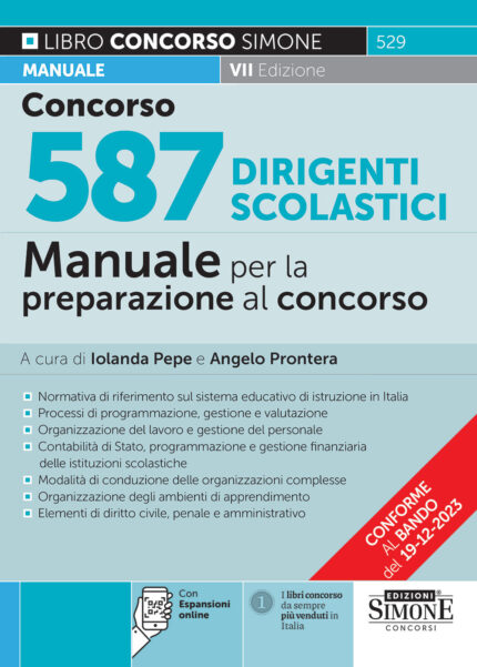 Manuale Concorso Ordinario Dirigenti Scolastici