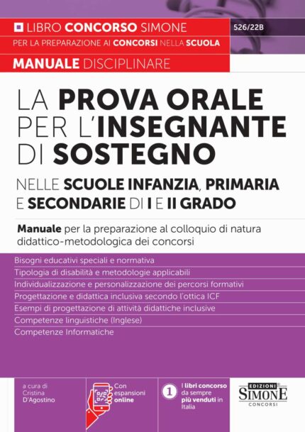 insegnante sostegno prova orale