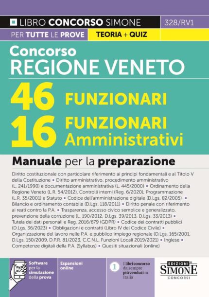 libro concorso veneto amministrativi