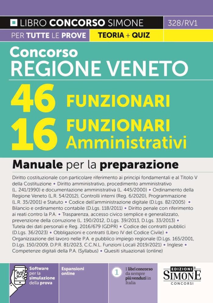 libro concorso veneto amministrativi