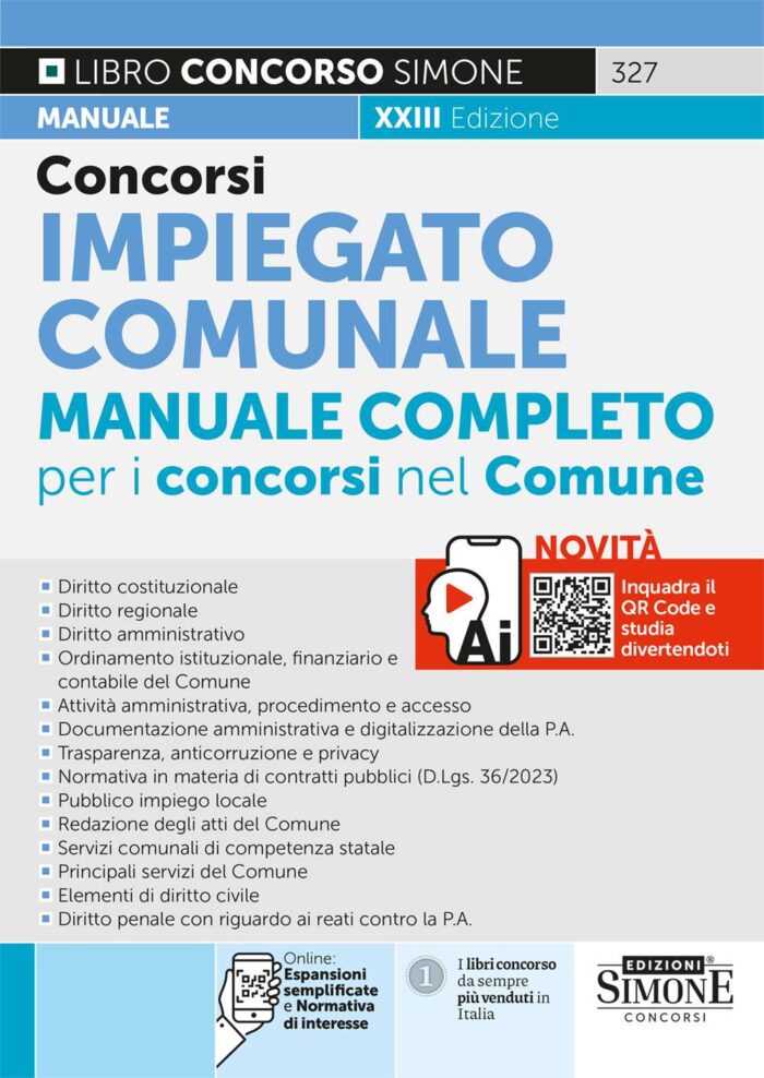 Concorso impiegato comunale