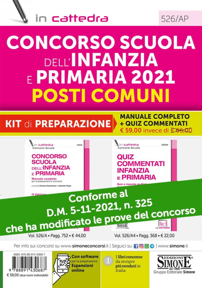 Kit Infanzia e Primaria 2021