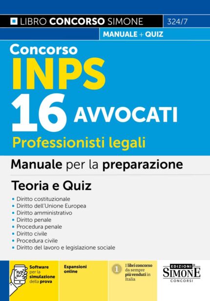 Manuale concorso avvocati inps