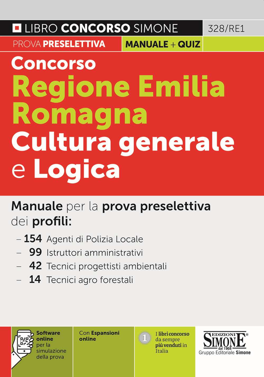 v328_re1 Concorso Regione Emilia Romagna Cultura generale e Logica - 328/RE1 - immagine 1