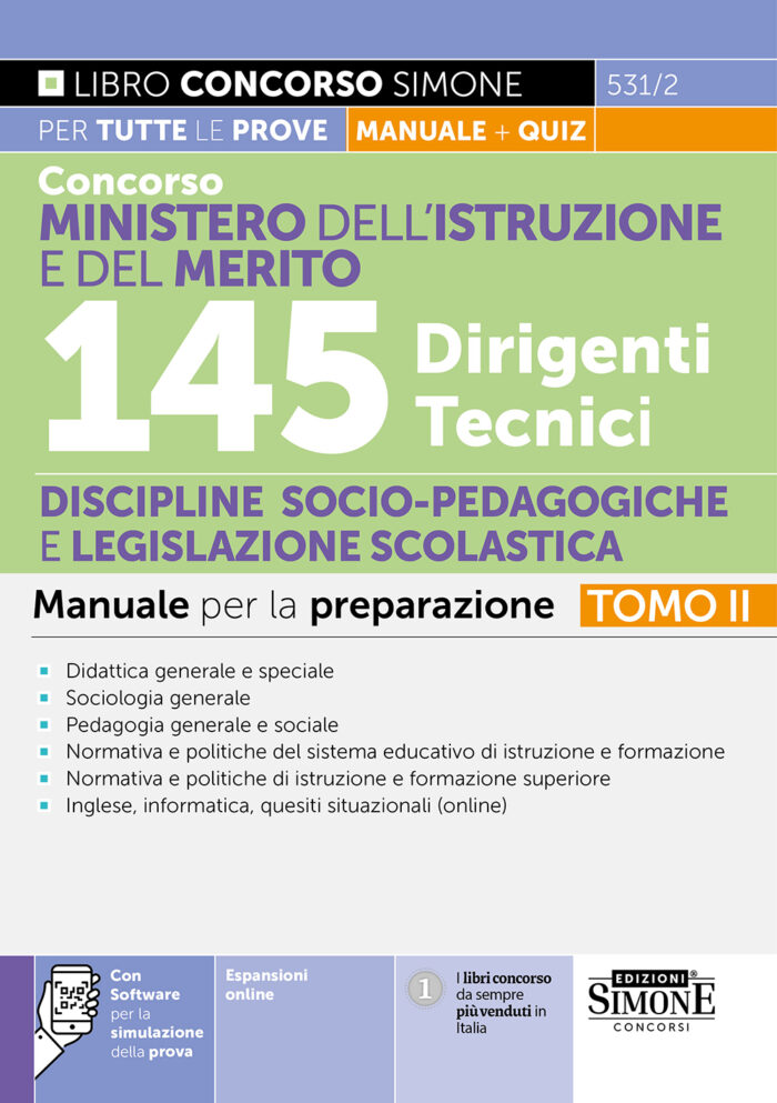 Manuale Concorso Dirigenti Tecnici Discipline pedagogiche