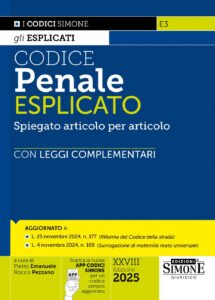 Codice Penale Esplicato spiegato articolo per articolo