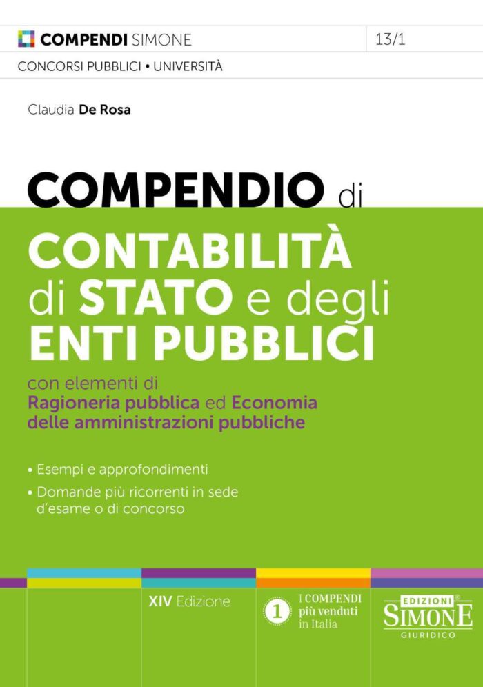 Compendio di Contabilità dello Stato e degli Enti Pubblici 2025