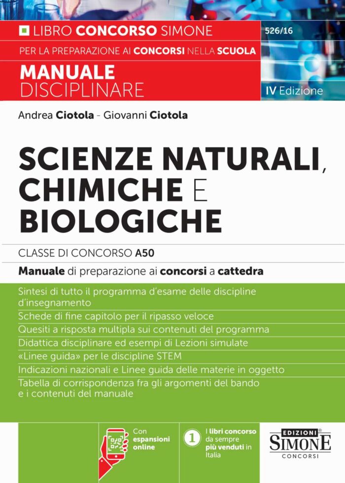 Manuale Scienze naturali A50