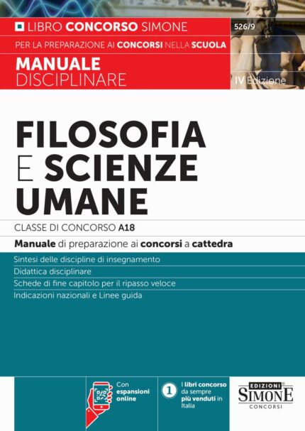 Filosofia Scienze Umane Classe A18 manuale