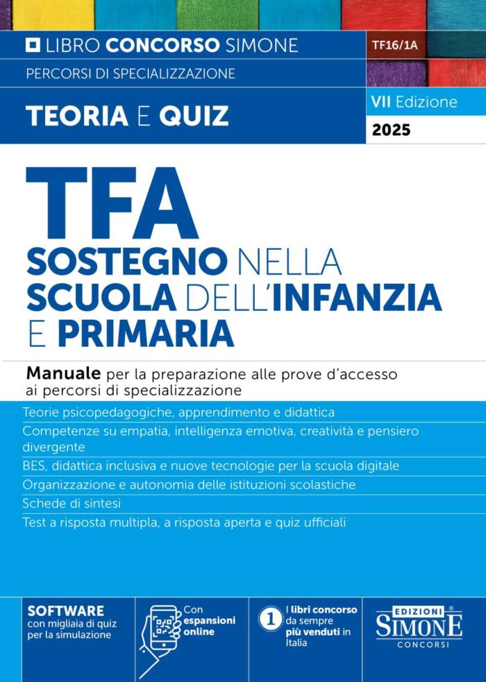 libro tfa sostegno infanzia primaria