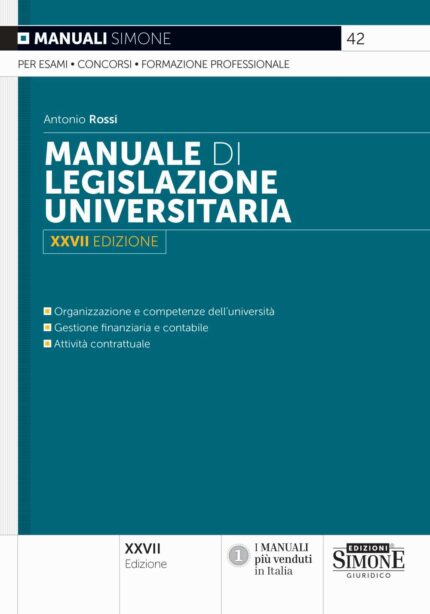 Manuale di Legislazione Universitaria 2025