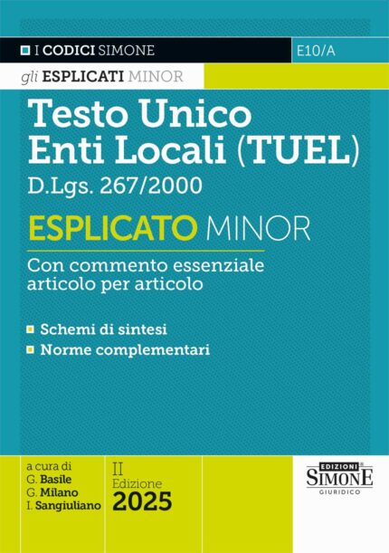 TUEL Testo Unico Enti Locali Esplicato Minor 2025
