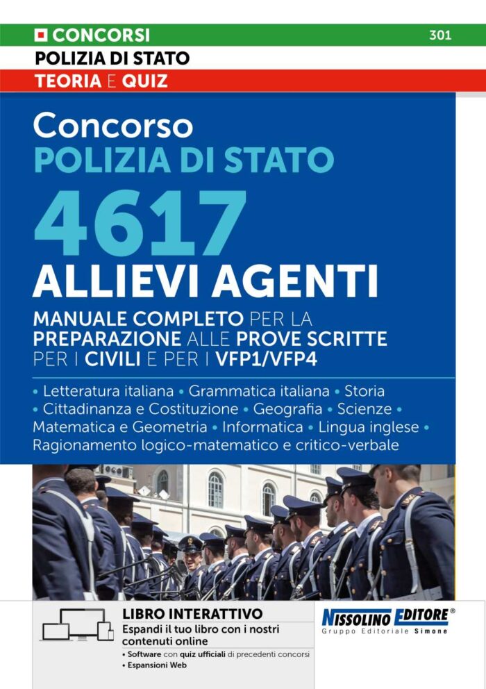 Concorso Polizia di Stato 4617 Allievi Agenti 2025