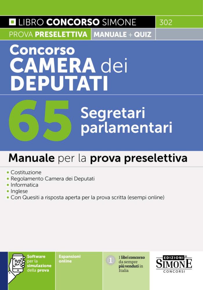manuale concorso Segretari Parlamentari