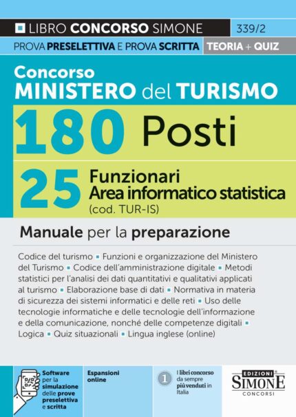Manuale concorso ministero turismo informatici Area informatico statistica