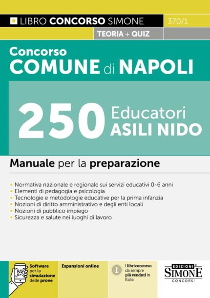 Manuale Concorso Comune di Napoli 250 Educatori ASILI NIDO 2025