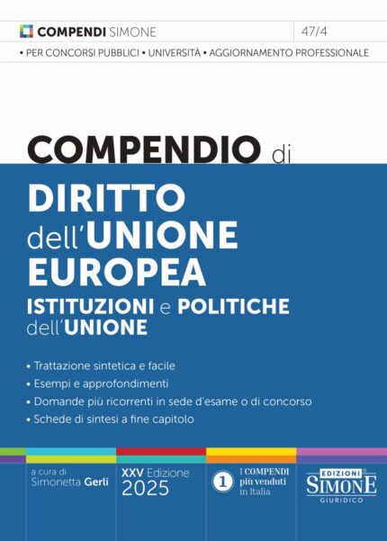 Compendio di Diritto dell'Unione Europea 2025