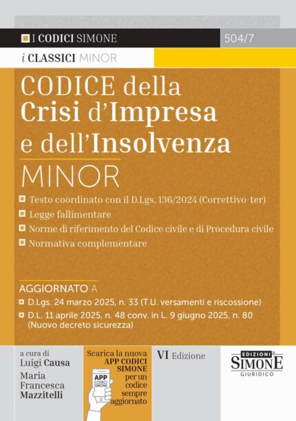 Codice della Crisi d'Impresa e dell'Insolvenza Minor