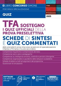 Quiz TFA Sostegno preselettiva