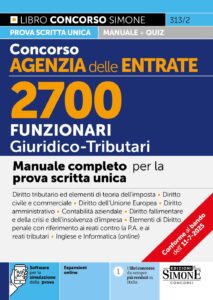 Manuale per il Concorso agenzia entrate funzionari tributari