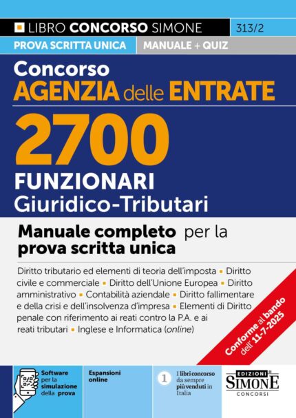 Manuale per il Concorso agenzia entrate funzionari tributari