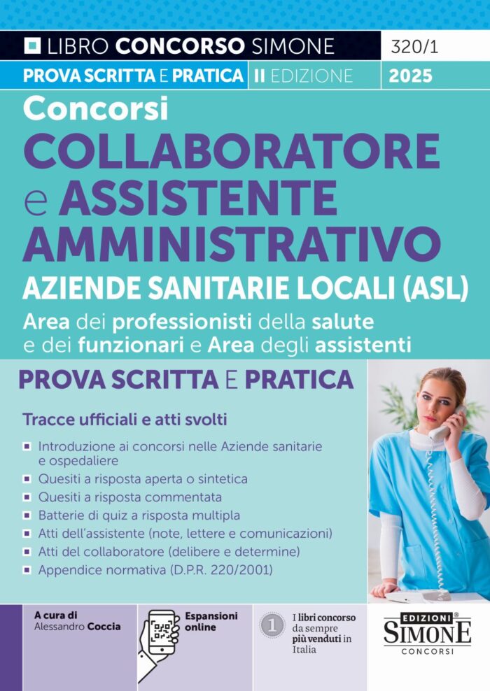 Manuale Concorsi Collaboratore e Assistente Amministrativo Aziende Sanitarie Locali ASL