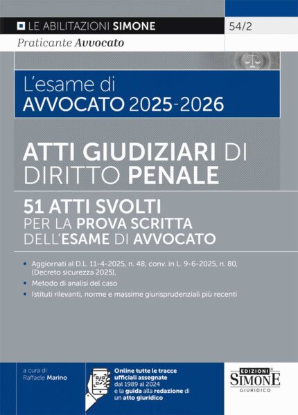 Atti Giudiziari di Diritto Penale