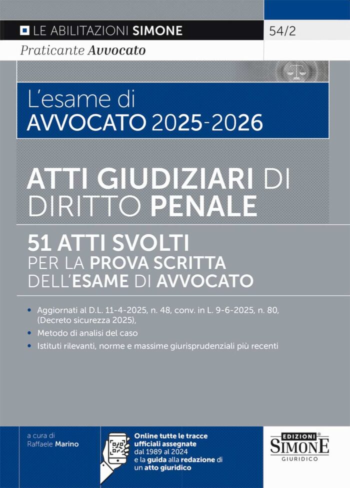 Atti Giudiziari di Diritto Penale