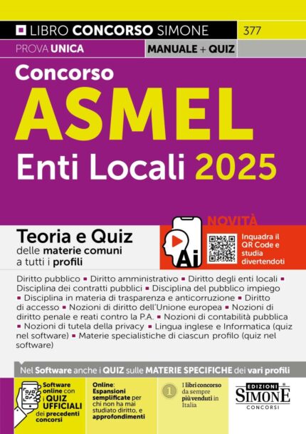 Manuale per il Concorso ASMEL Enti Locali 2025