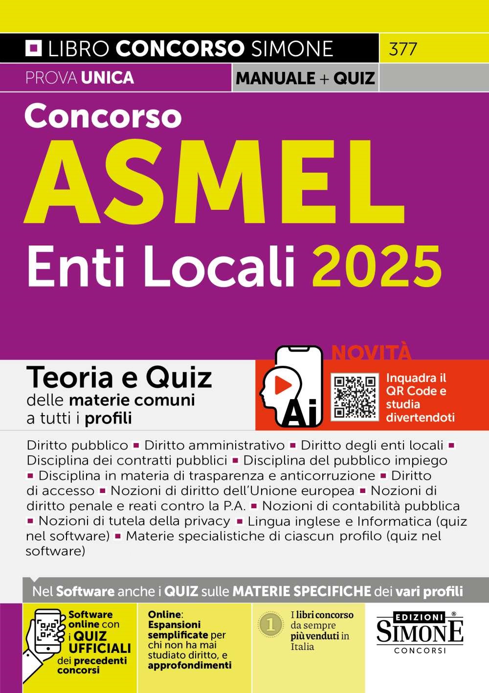 Manuale per il Concorso ASMEL Enti Locali 2025