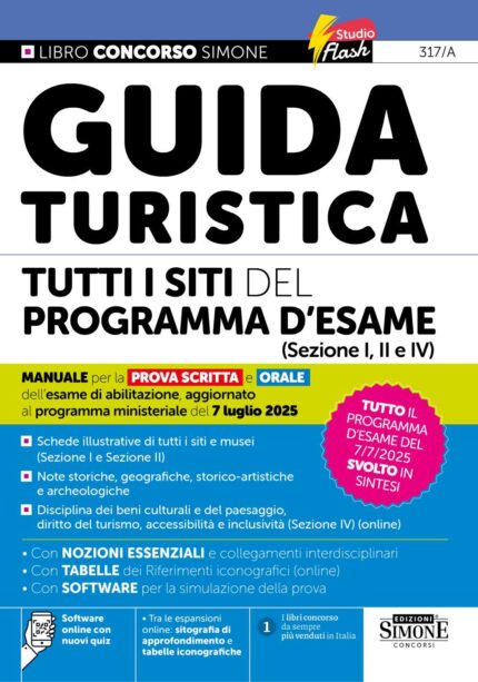 Manuale programma esame guida turistica