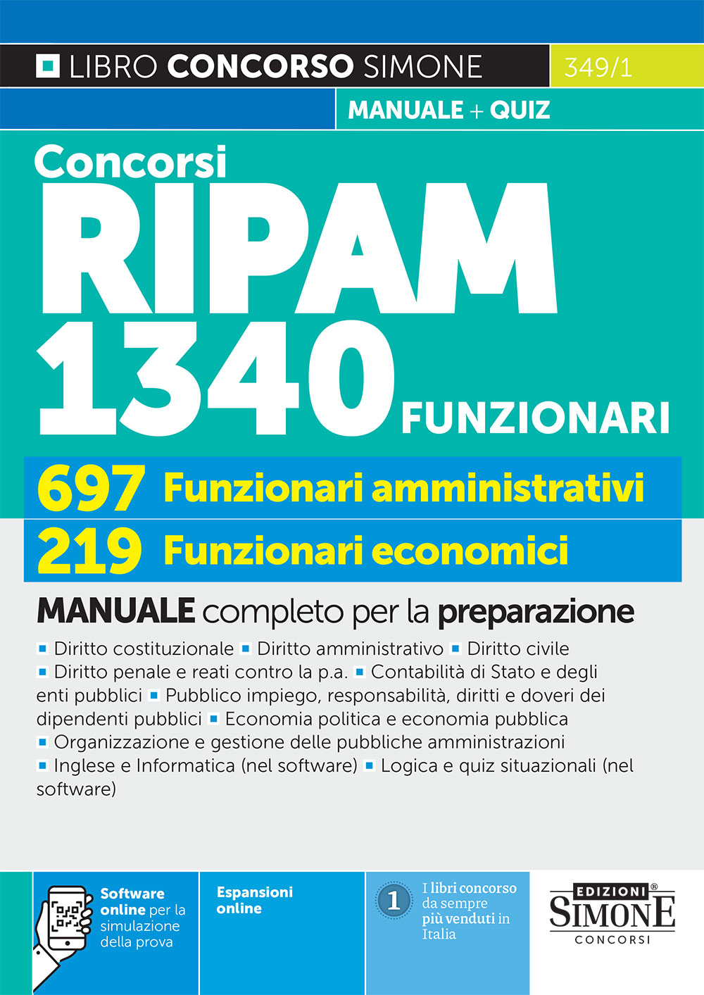 349_1_RIPAM_2026 Concorsi RIPAM 1340 Funzionari - 697 Funzionari amministrativi - 219 Funzionari economici - immagine 1