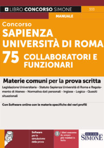 Manuale concorso università sapienza roma 2026