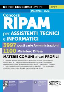 Concorsi RIPAM per Assistenti TECNICI e INFORMATICI – 3997 varie Amministrazioni – 1100 Ministero della Difesa