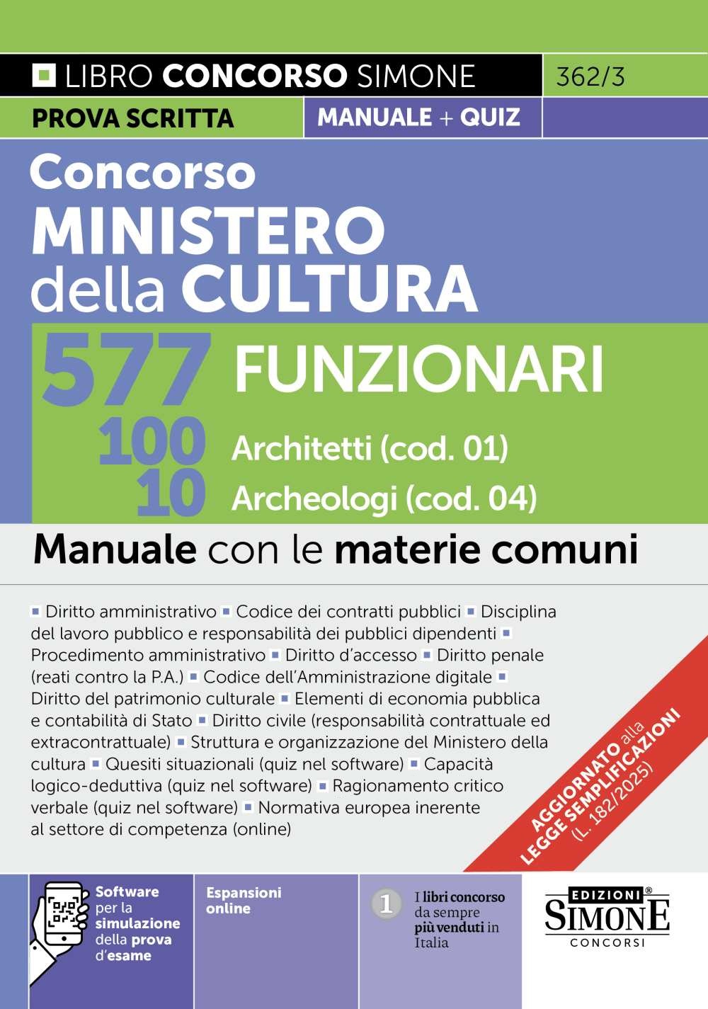 Manuale concorso ministero della cultura funzionari Architetti e Archeologi Manuale concorso ministero della cultura funzionari Architetti e Archeologi