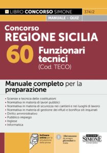 Manuale Concorso Regione Sicilia 60 Funzionari tecnici TECO