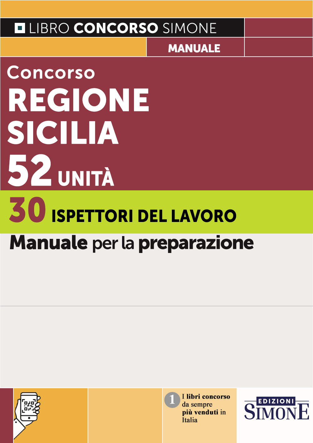 v374_4 Concorso Regione Siciliana 52 Unità - 30 Ispettori del lavoro - Manuale - 374/4 - immagine 1