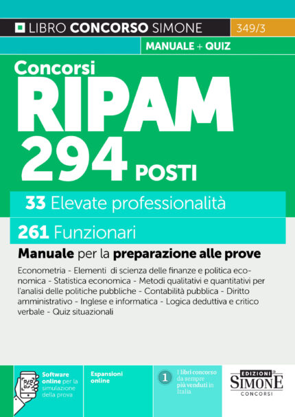 manuale concorso ripam 294 posti