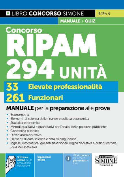 manuale concorso ripam 294 posti
