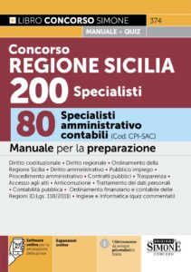 Manuale concorso amministrativo contabili regione sicilia 2026 CPI-SAC