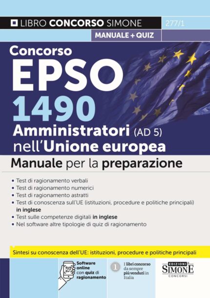 Concorso EPSO 1490 Amministratori nell’Unione Europea (AD 5) – Manuale